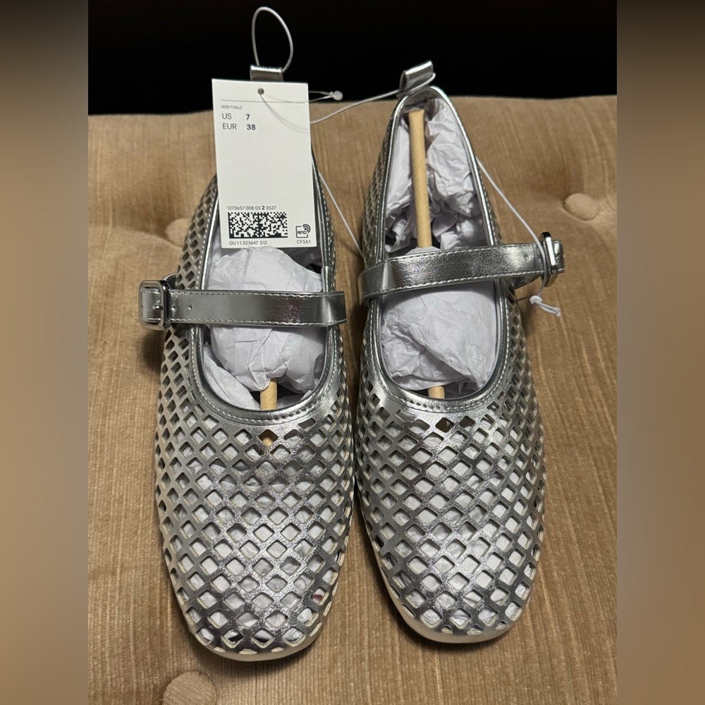 Silver Women's Mary Jane Shoes